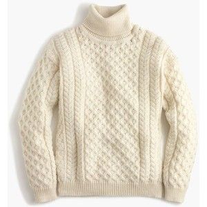 J. Crew 100% Wool Turtleneck Sweater